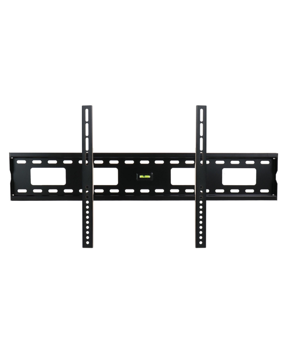 Fixed 37-100" Wall Mount with Bubble Level - Black