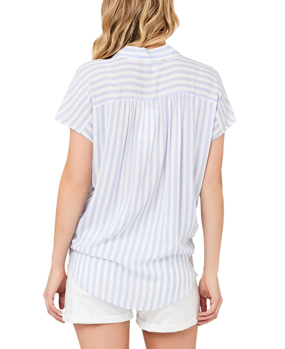Ripe Maternity Maternity Quinn St Relaxed Shirt -/ white