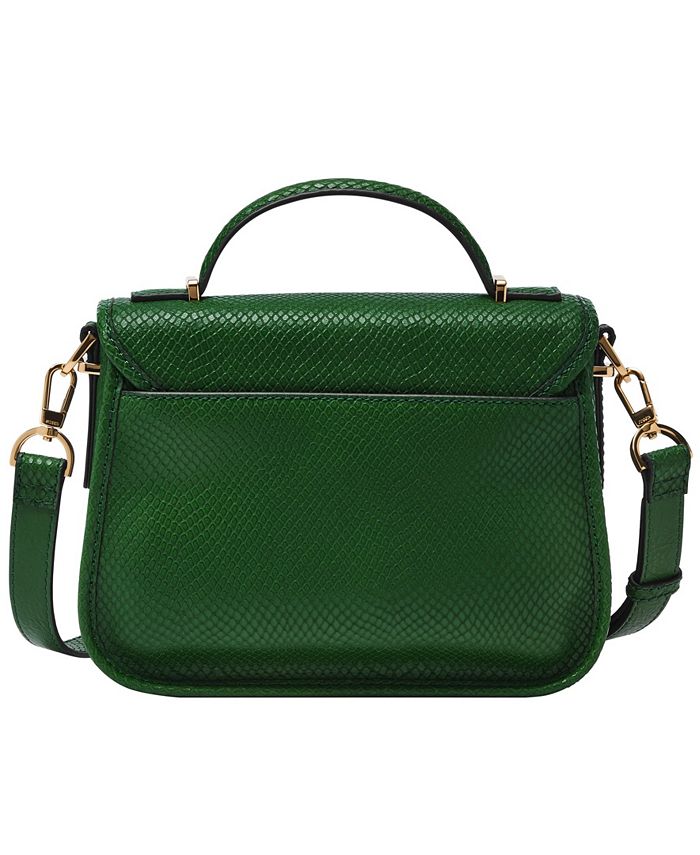 Fossil Heritage Top Handle Leather Crossbody Bag Macy's