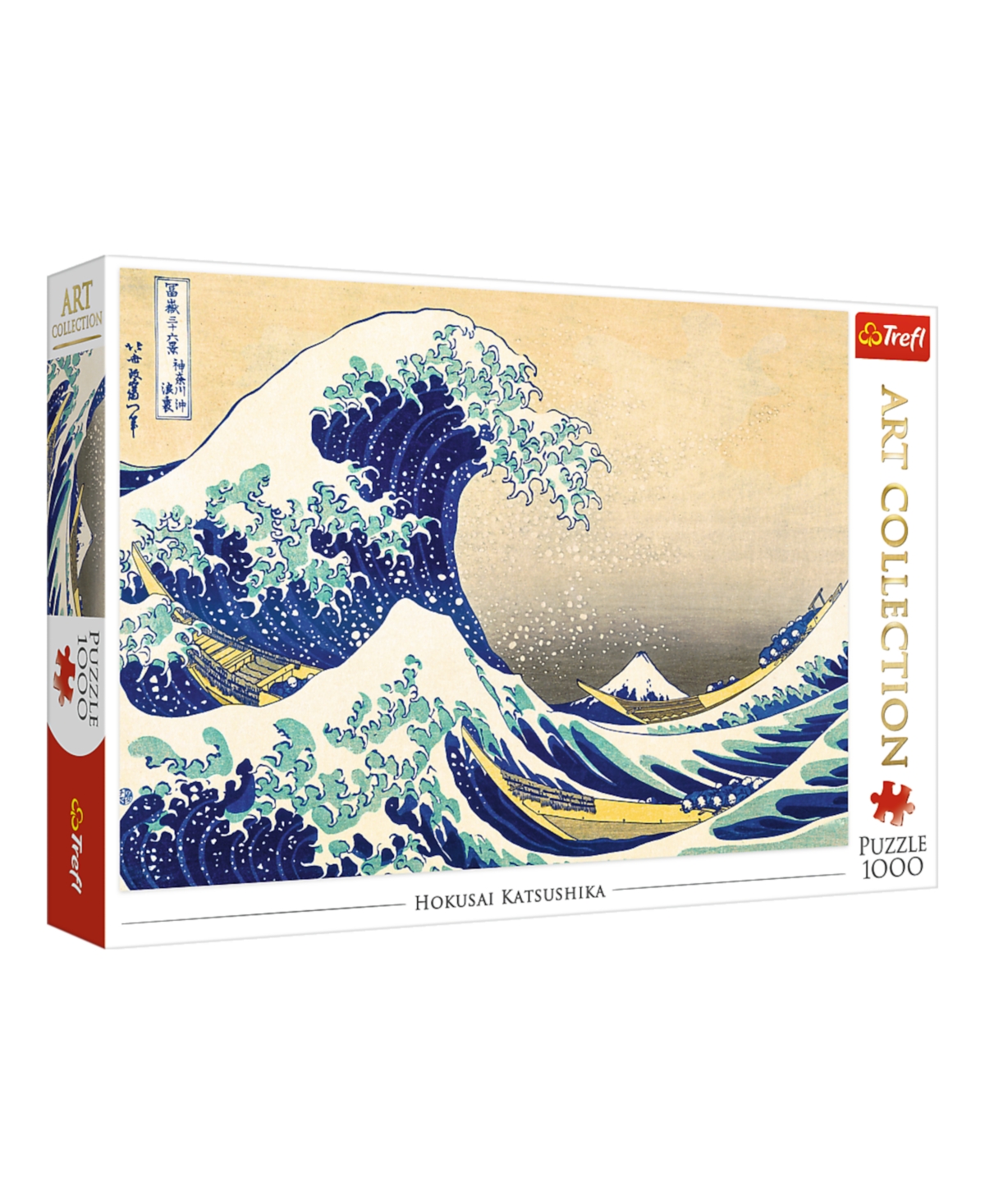Trefl Red Art Collection 1000 Piece Puzzle- The Great Wave Of Kanagawa Or Bridgeman In Multi