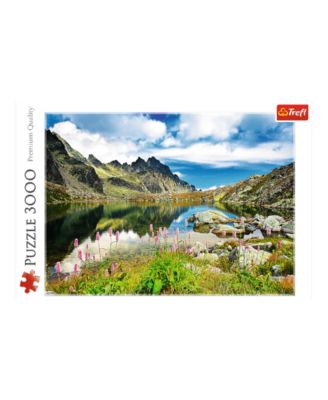 Red 3000 Piece Puzzle - Staroleniaski Pond, Tatras, Slovakia / Wodarczyk