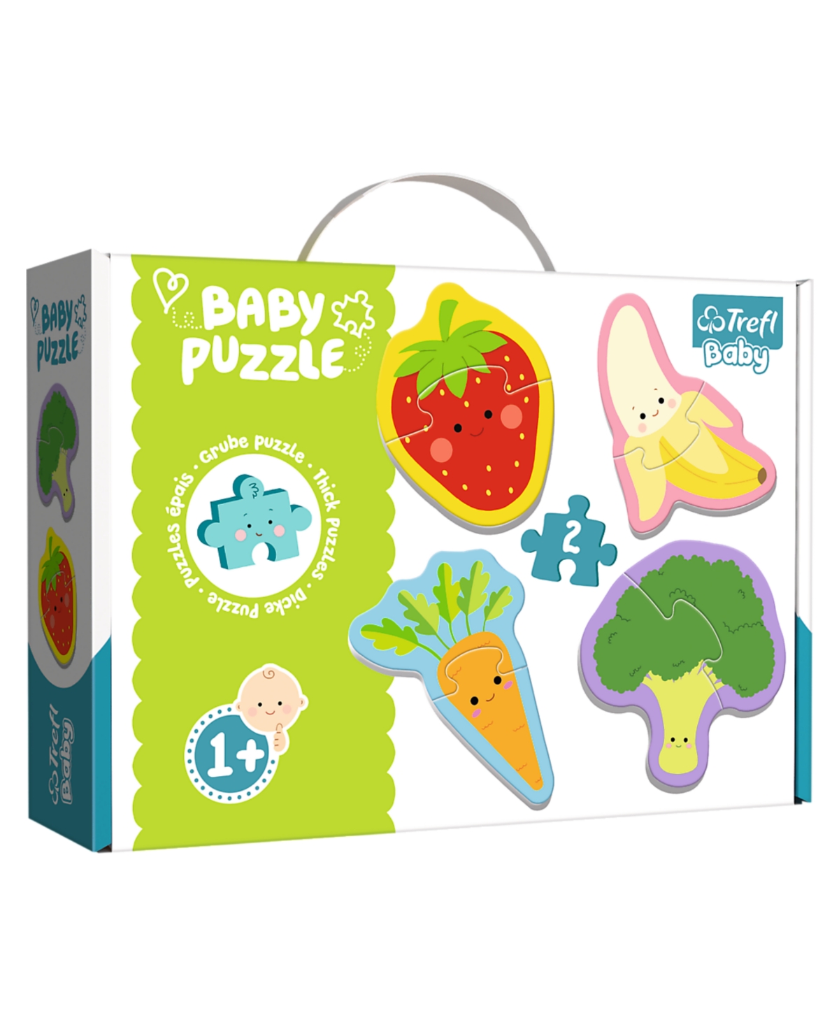 Trefl Baby Classic Puzzle- Vegetables And Fruits 8 Piece In Multi