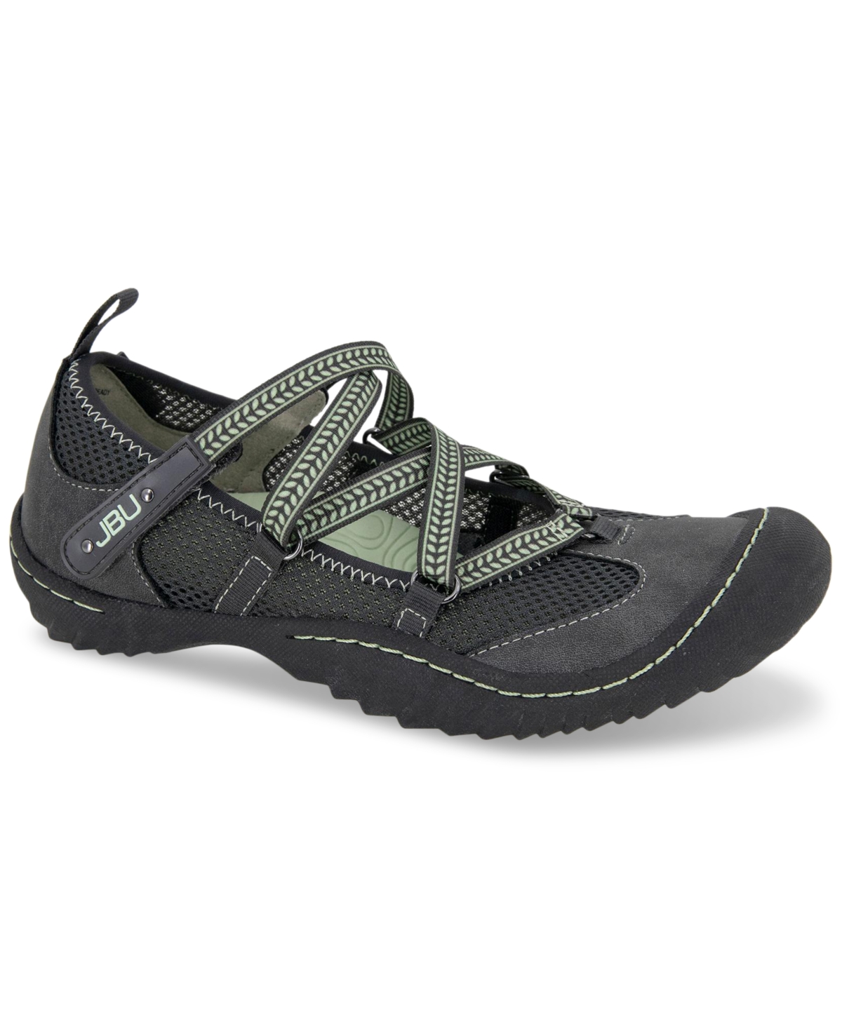 Jbu Women's Seashell Water-Ready Sporty Flats Women's Shoes