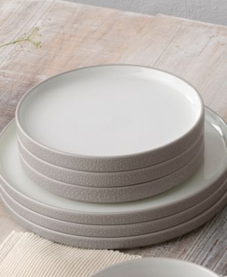 Colortex Stone Stax Salad Plates, Set of 4