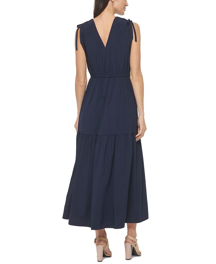 CALVIN KLEIN Drawstring Waist Maxi Dress main image 1