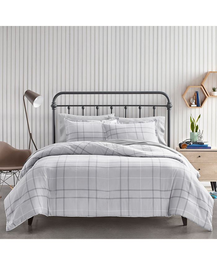 Home Design TwoTone Grid 3Pc. Comforter Set, King, Created for Macy's