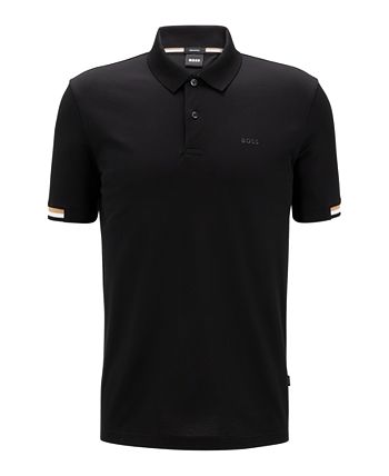 Hugo Boss BOSS Men s Rubberized Logo Slim Fit Polo Shirt Macy s
