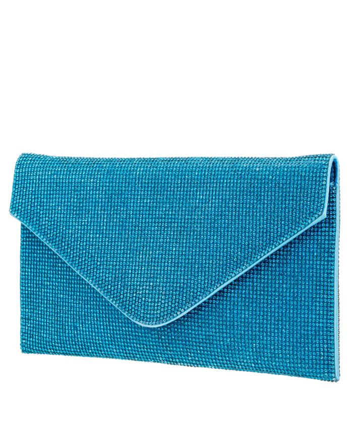 Nina All Over Crystal Envelope Glass Small Clutch - Macy's