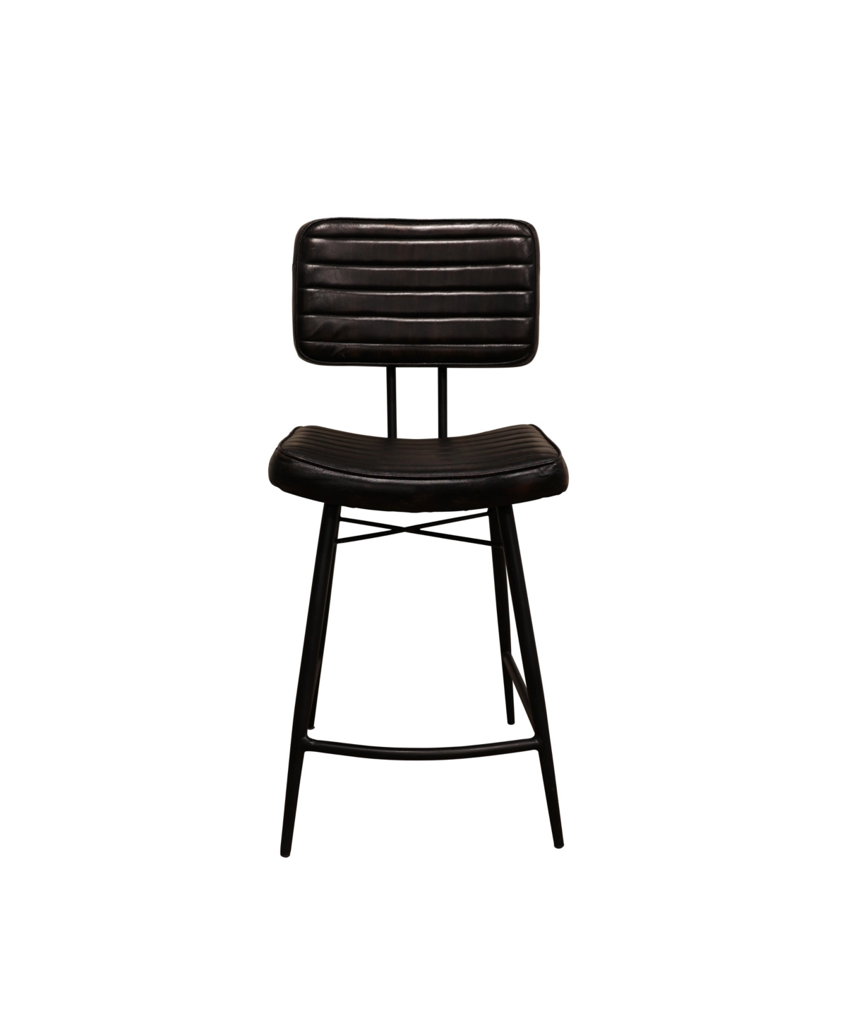 Coaster Home Furnishings 2-piece Leather Partridge Upholstered Counter Height With Footrest Stools Set