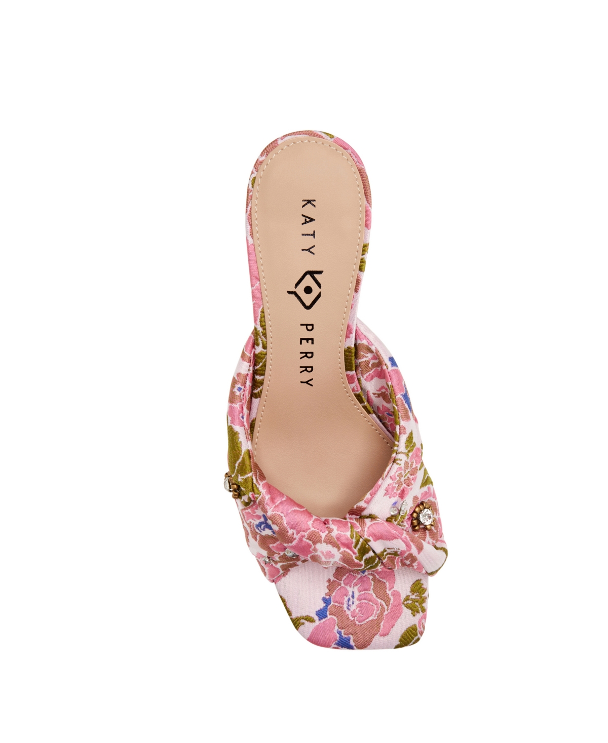 Shop Katy Perry Women's The Tooliped Twisted Slip-on Sandals In Vintage Pink Multi