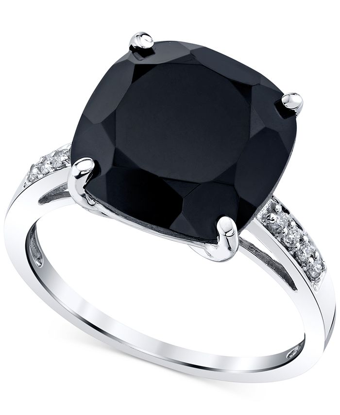 Macy's onyx store ring