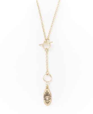 Gold-Tone Eye Necklace
