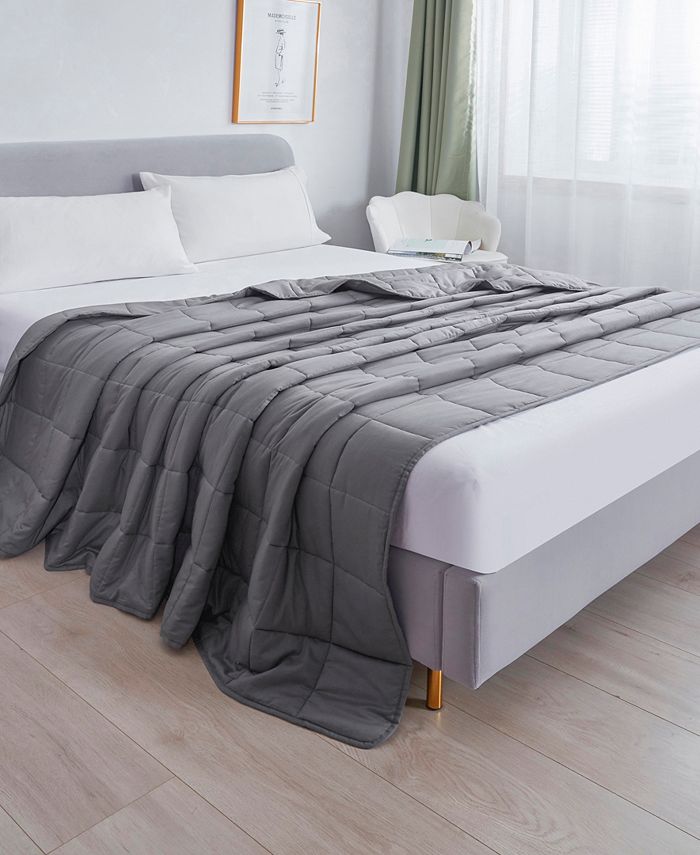 Dream Theory Cotton Weighted 12 lbs Blanket, Twin Macy's