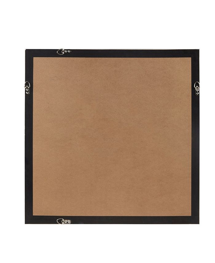 Madison Park Single Piece Ashlar Glass Framed Hand Painted Rice Paper