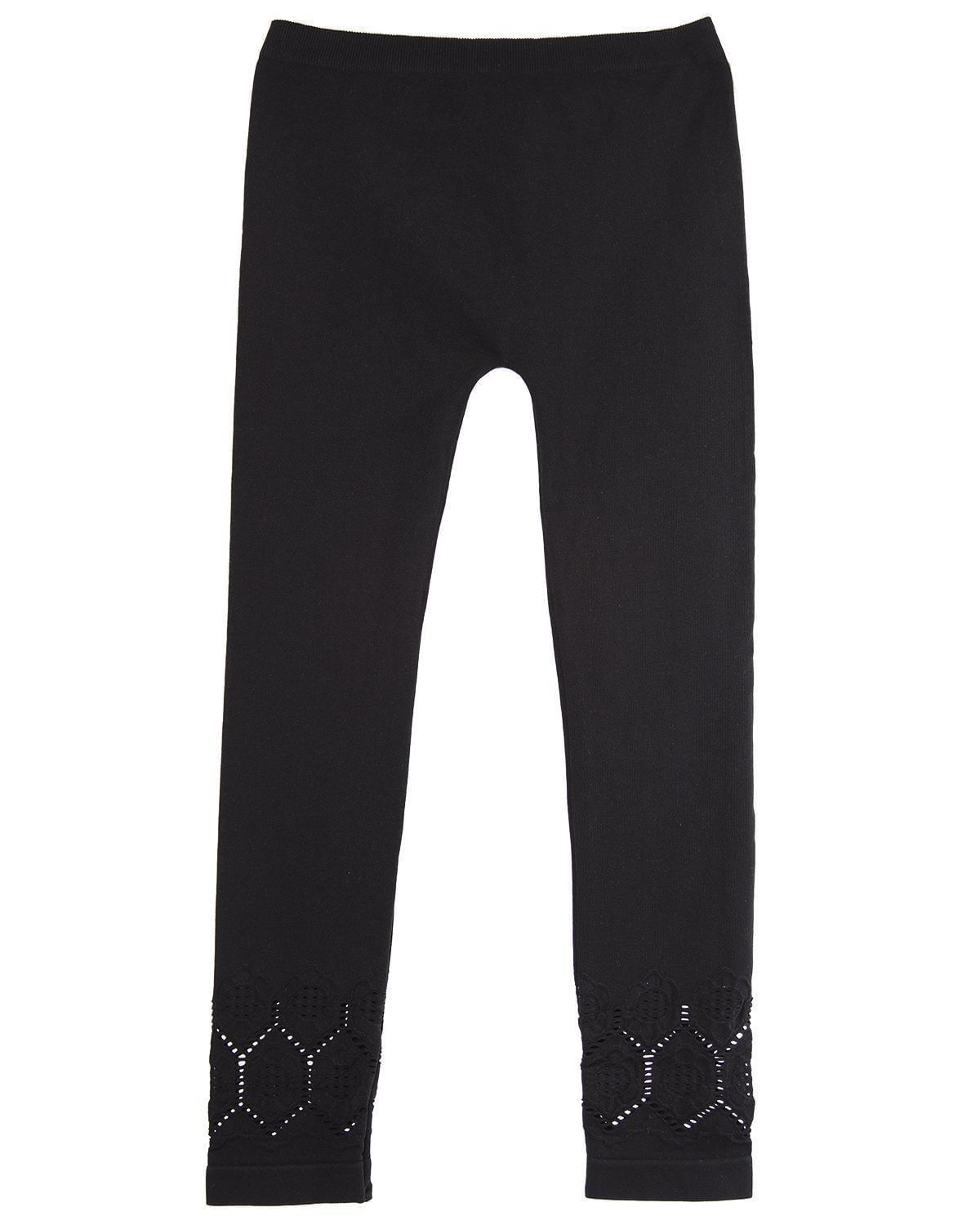 MeMoi Girls Lovely Lace Seamless Leggings