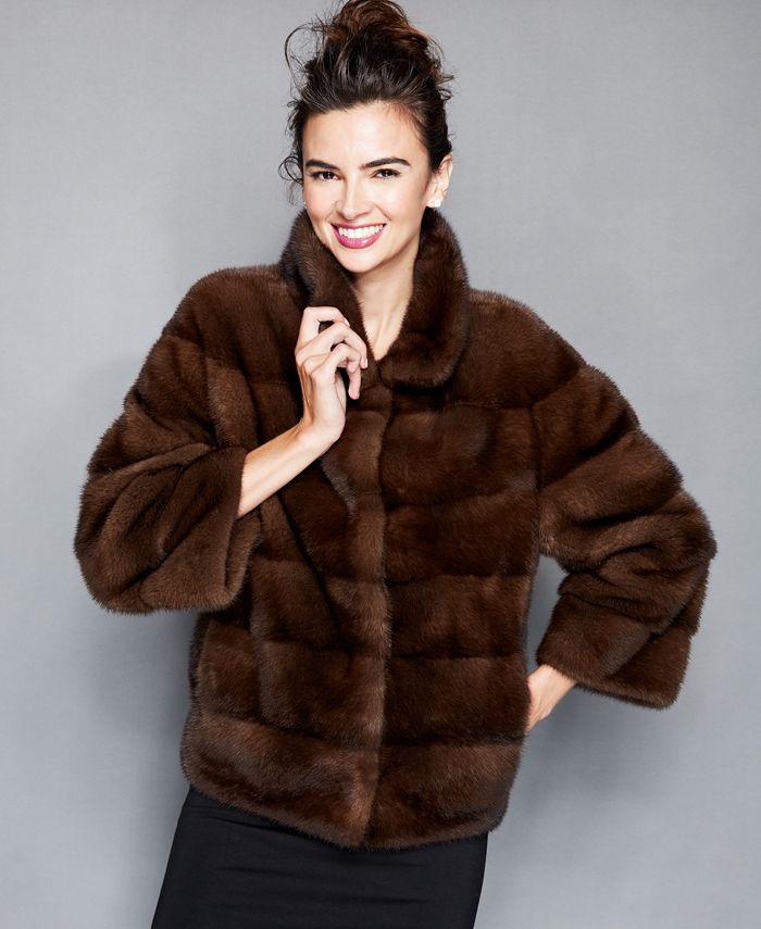 The Fur Vault Mink Fur Jacket - Macy's