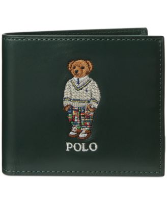 Polo Ralph Lauren Men s Polo Bear Leather Billfold Wallet Macy s