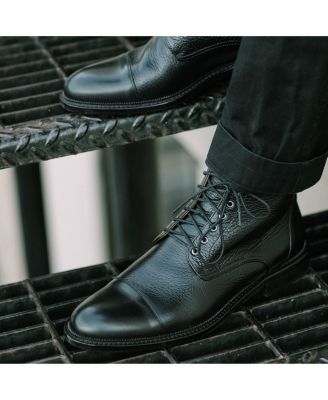 Men's Rome Full-grain Leather Cap Toe Dress Boots