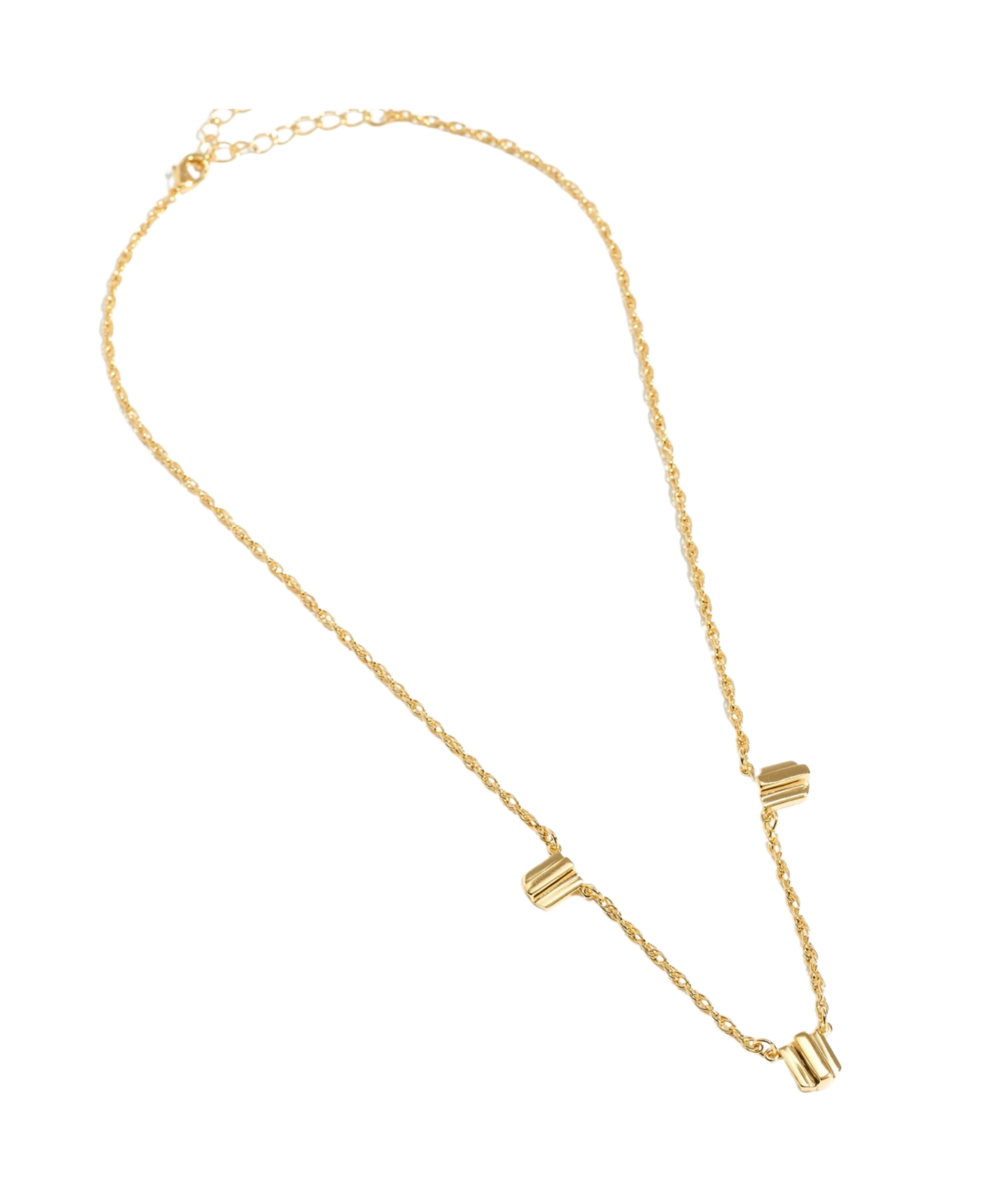 Layered Dome Necklace - Gold