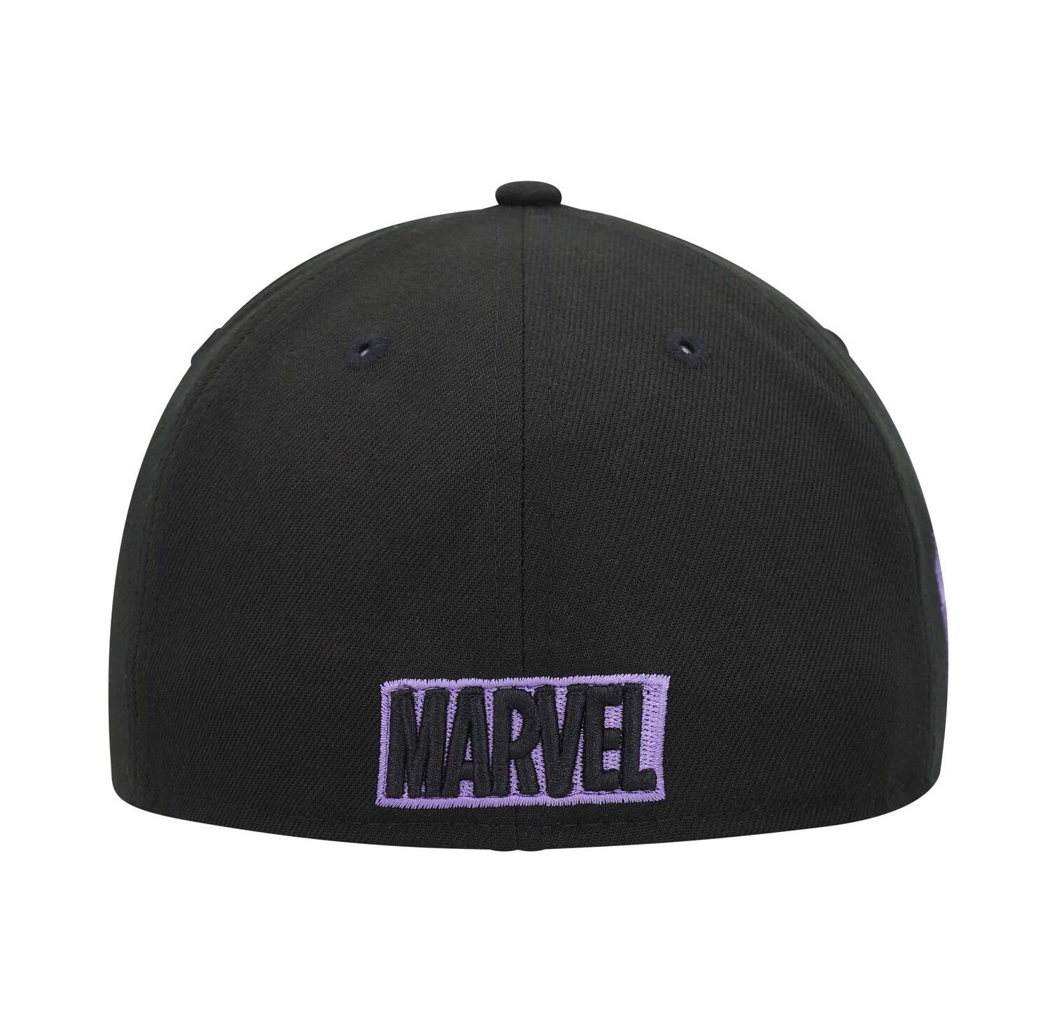 Men's Black Black Panther Marvel Fitted Hat