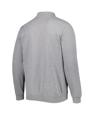 Men's Heathered Gray Texas Longhorns Tortugas Quarter-Zip Sweatshirt