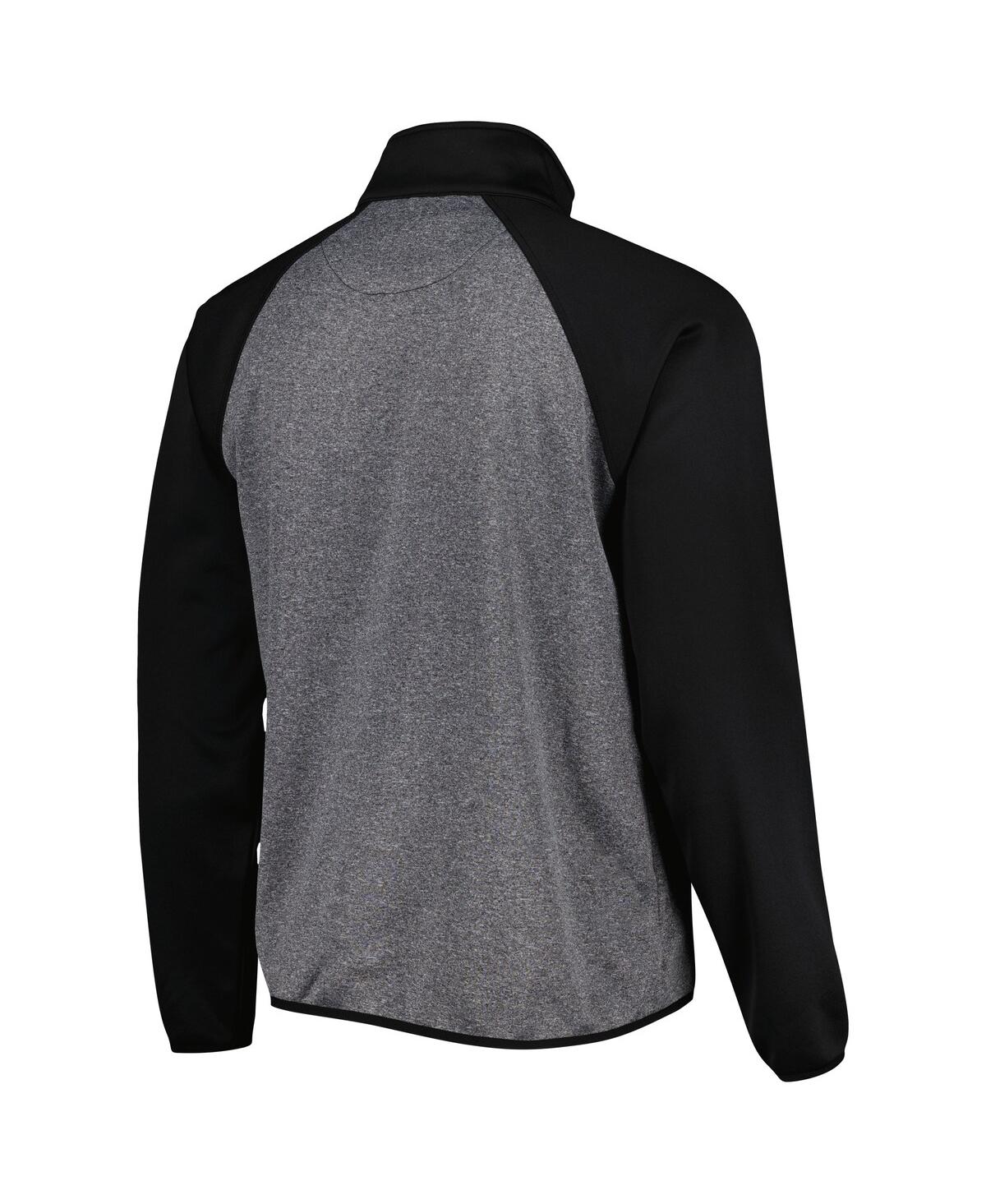 Msx By Michael Strahan Men's  Gray, Black Washington Commanders Runners Raglan Full-zip Track Jacket In Gray,black