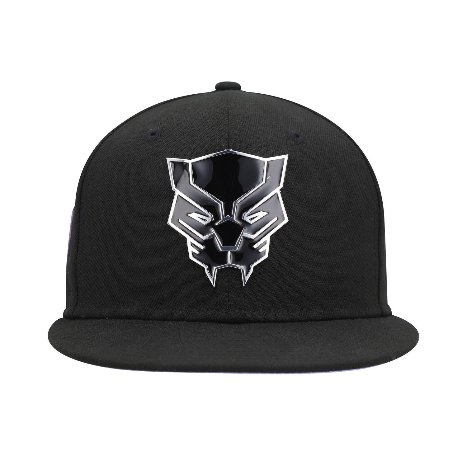 Men's Black Black Panther Marvel Fitted Hat
