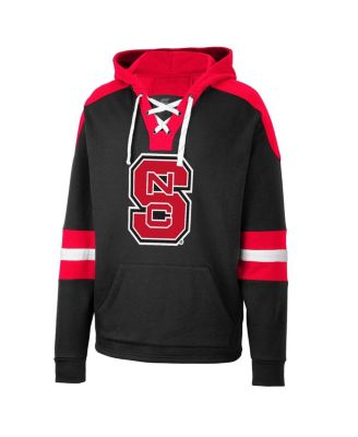 Men's Black NC State Wolfpack Lace-Up 4.0 Pullover Hoodie