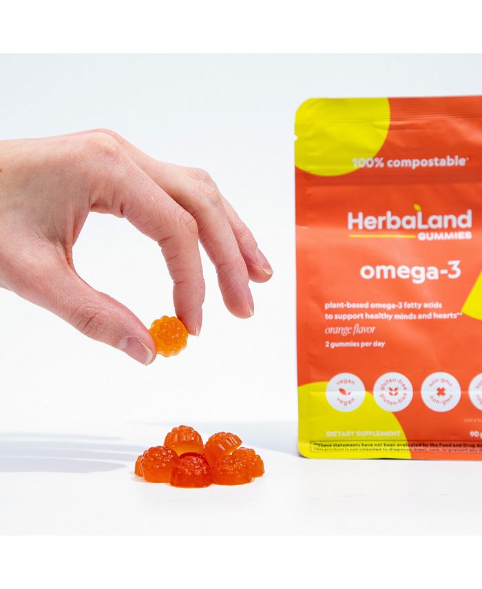 HerbaLand Omega3 Vitamin Gummies for Adults Macy's