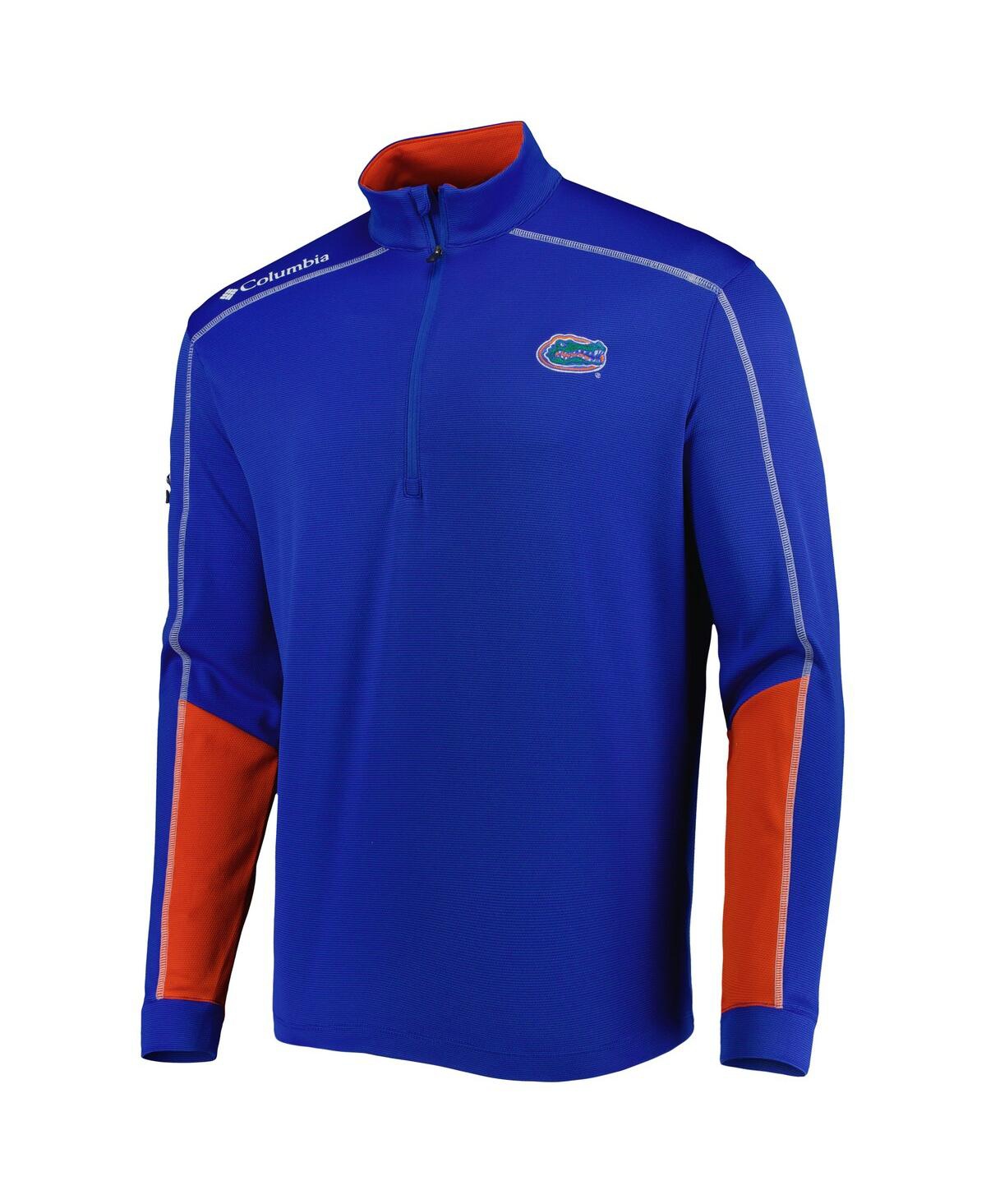 Men's ColumbiaFlorida Gators Shotgun 2.0 Omni-Wick Quarter-Zip Jacket - Royal
