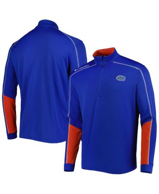 Men's Royal Florida Gators Shotgun 2.0 Omni-Wick Quarter-Zip Jacket