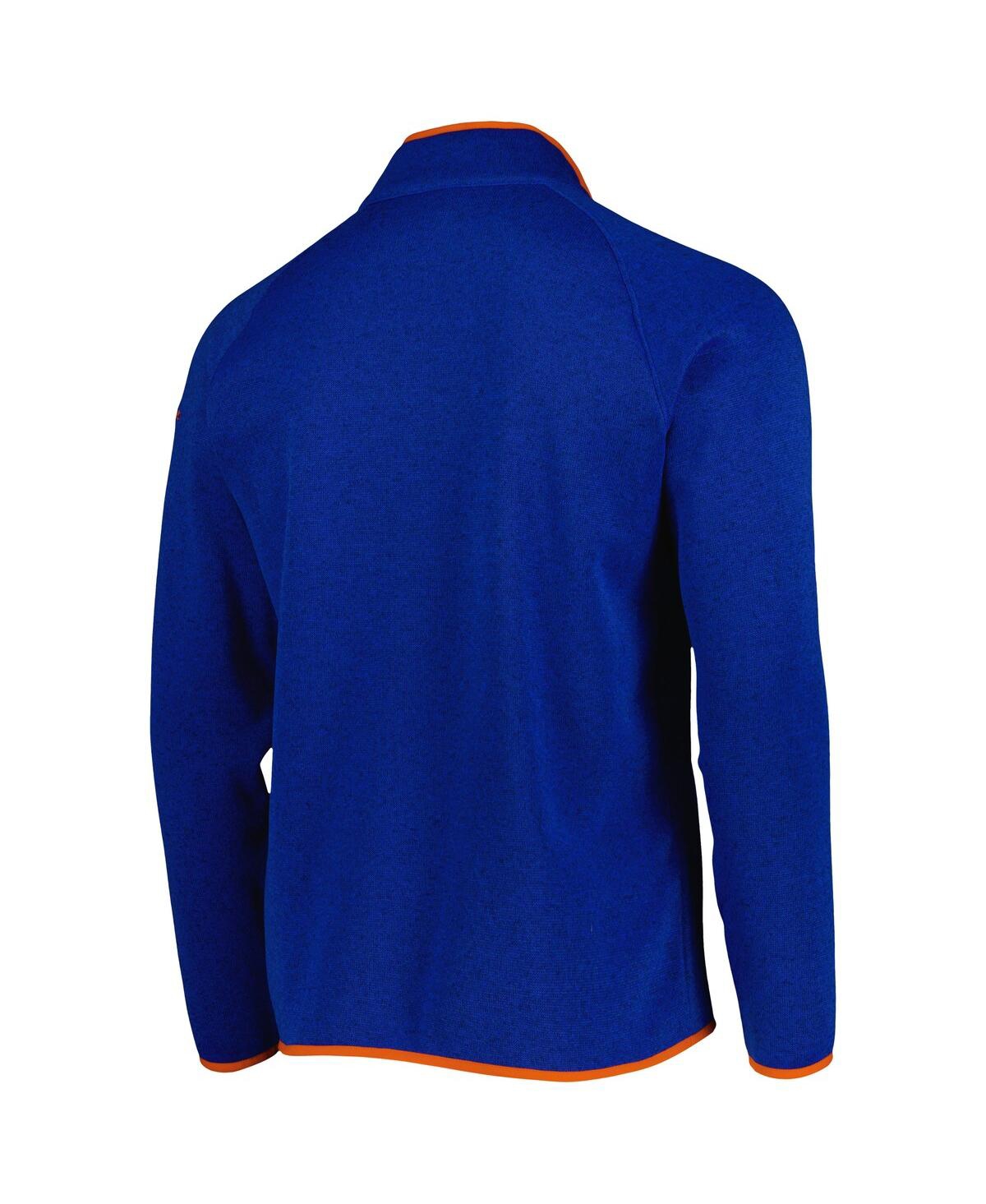 Men's ColumbiaFlorida Gators Canyon Point Omni-Shield Raglan Half-Zip Top - Royal