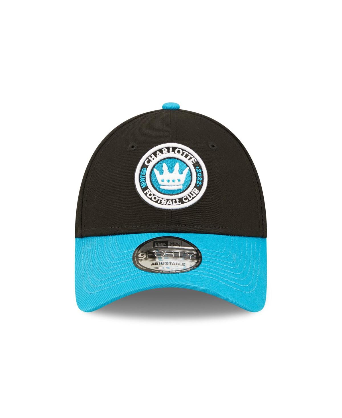 Men's New Era Blue Charlotte Fc Basic 9FORTY Adjustable Hat - Blue