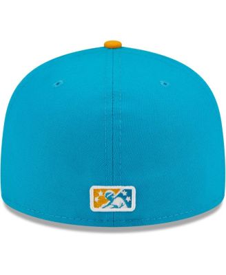 Men's Aqua, Orange Locos de Lansing Copa De La Diversion 59FIFTY Fitted Hat