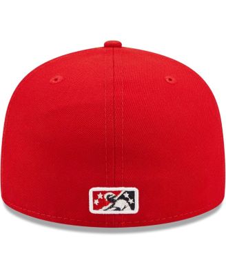 Men's Red New Hampshire Fisher Cats Authentic Collection Team Alternate 59FIFTY Fitted Hat