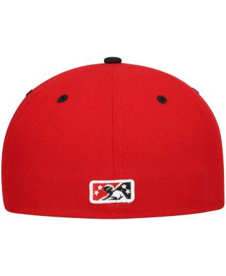 Men's Red Erie SeaWolves Authentic Collection Team Alternate 59FIFTY Fitted Hat