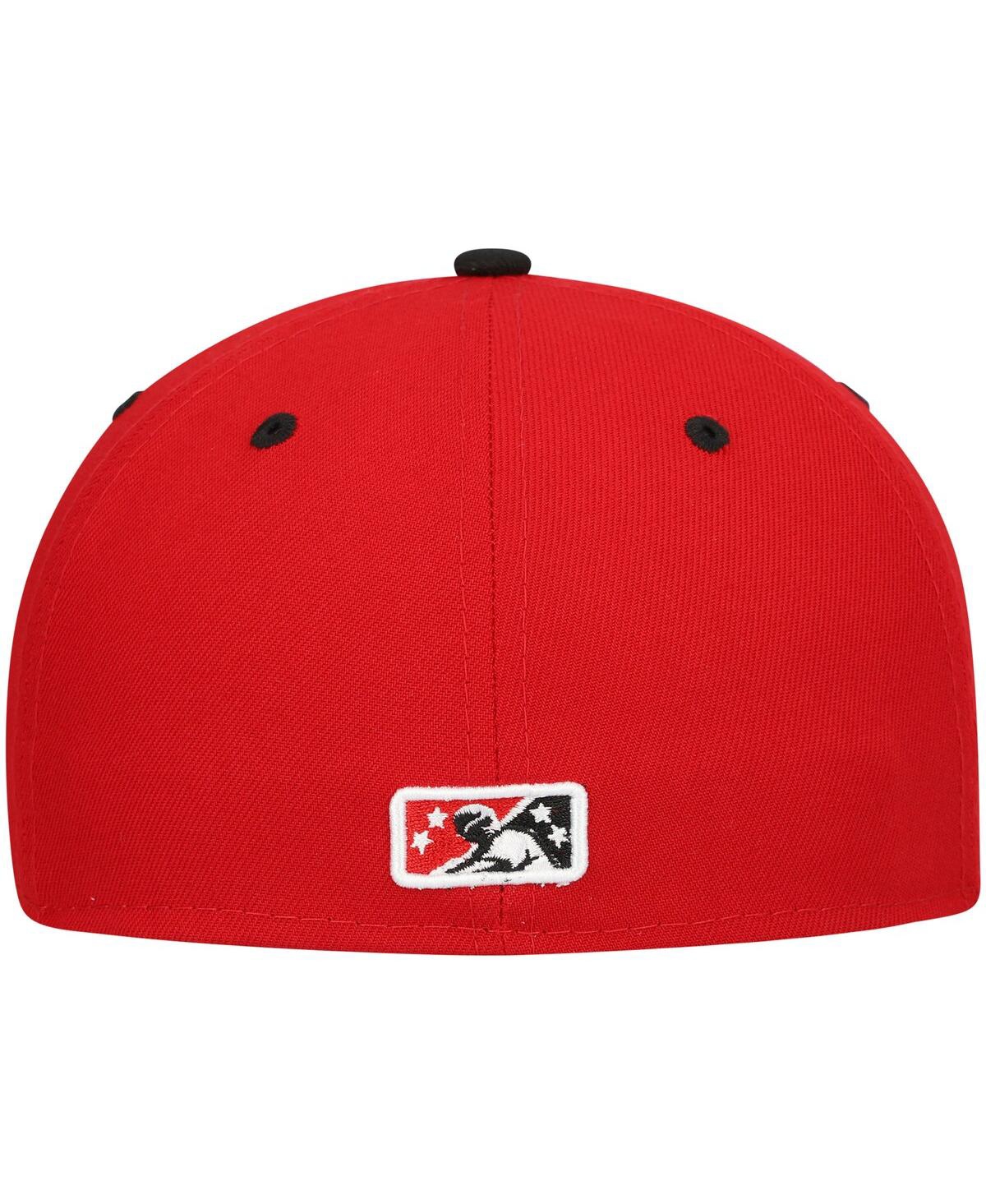 Men's New EraErie SeaWolves Authentic Collection Team Alternate 59FIFTY Fitted Hat - Red