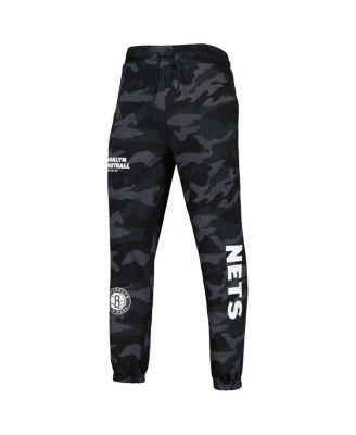 Men's Black, Camo Brooklyn Nets Tonal Joggers