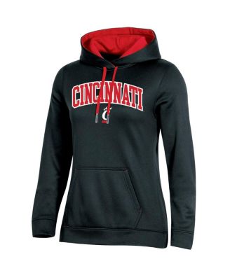 Women's Black Cincinnati Bearcats Arch Logo 2.0 Pullover Hoodie