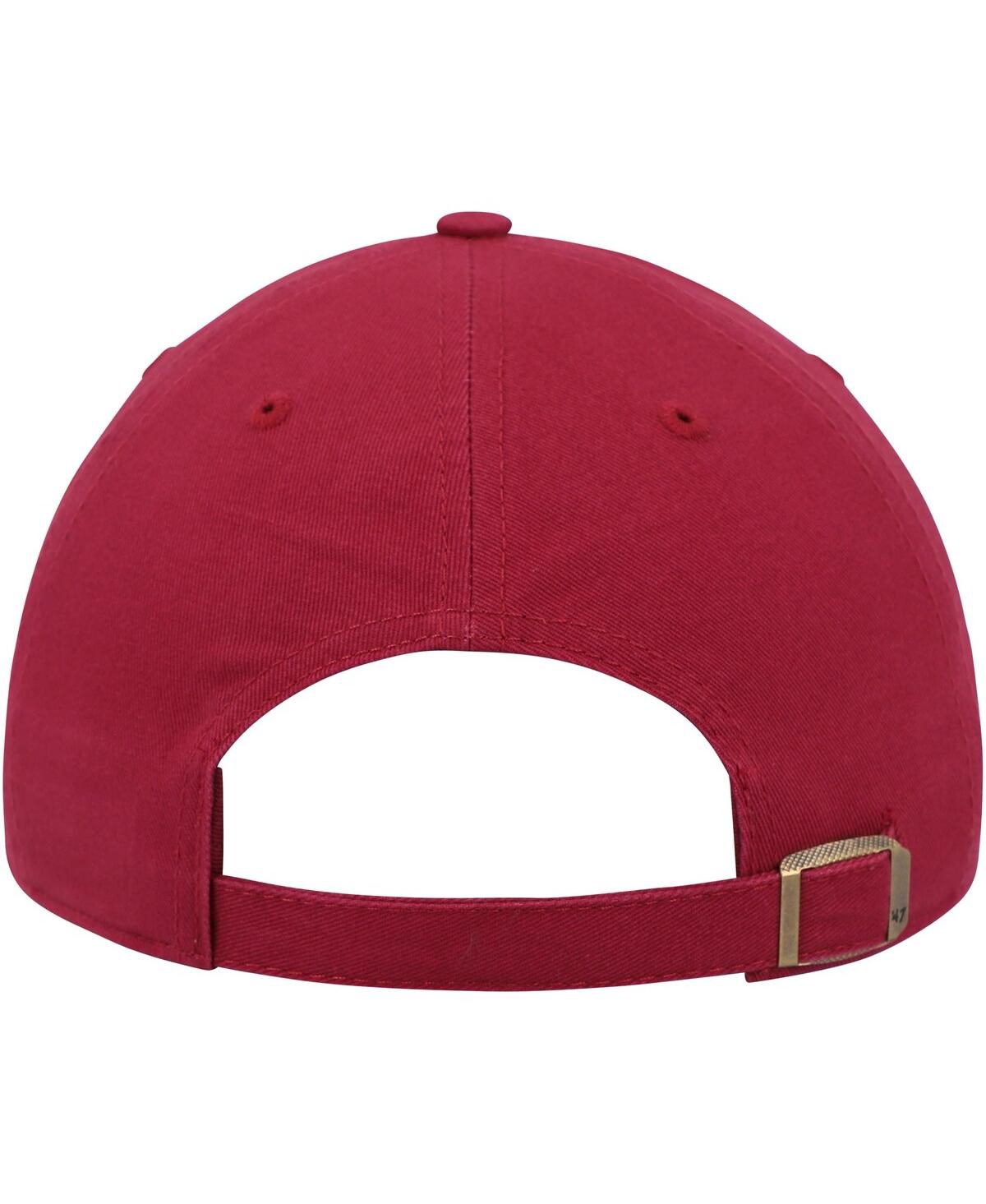 Women's '47 BrandCleveland Cavaliers Miata Clean Up Logo Adjustable Hat - Wine