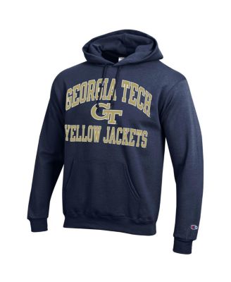 Men's Navy Georgia Tech Yellow Jackets High Motor Pullover Hoodie