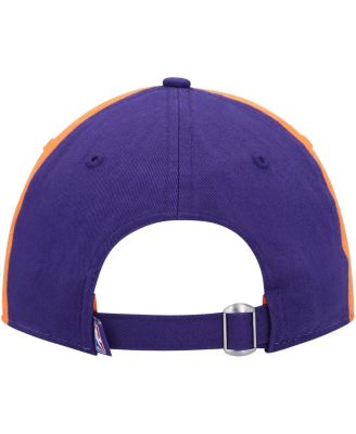 Men's White, Purple Phoenix Suns Back Half 9TWENTY Adjustable Hat