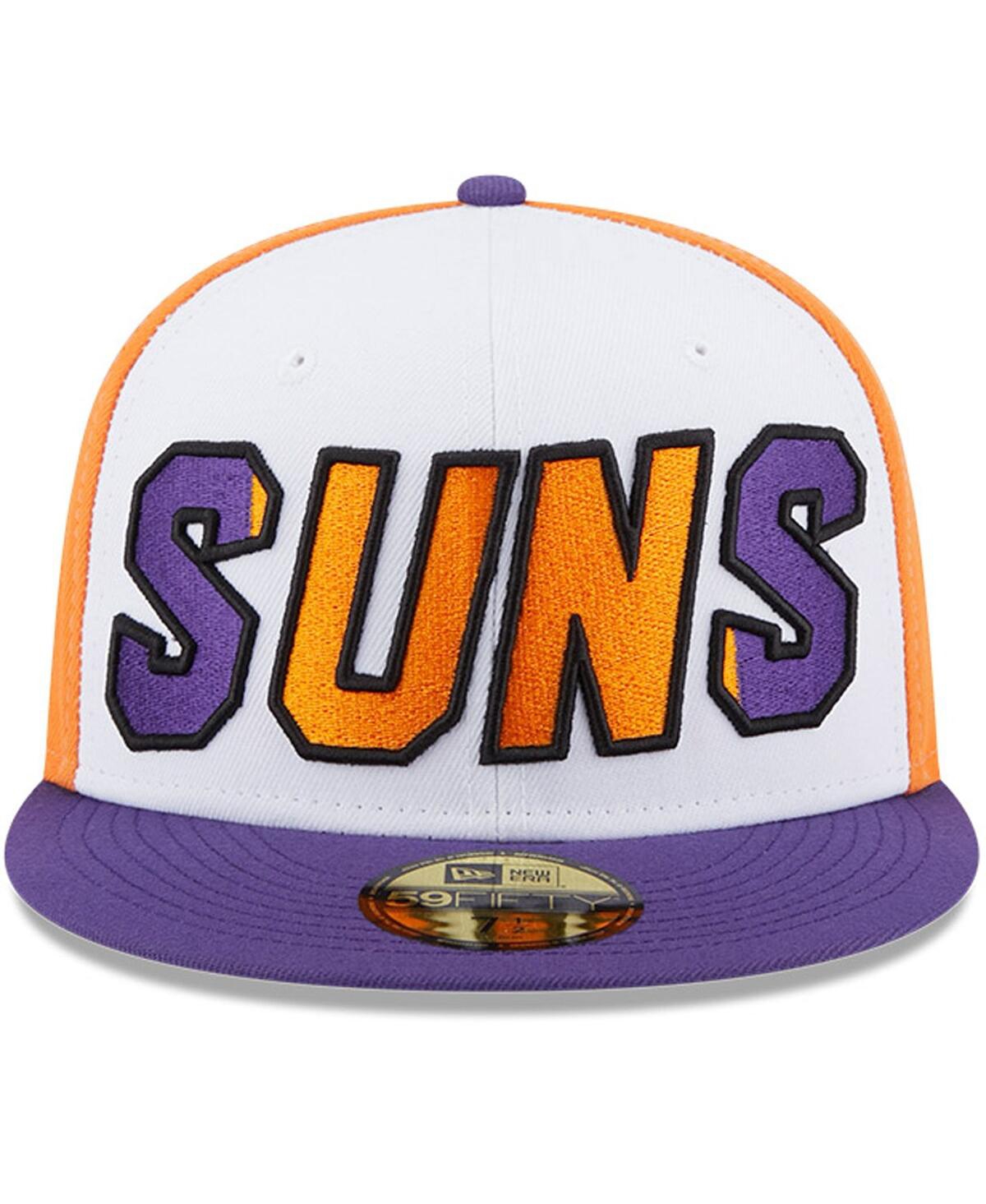 Men's New Era Purple Phoenix Suns Back Half 9FIFTY Fitted Hat - Purple