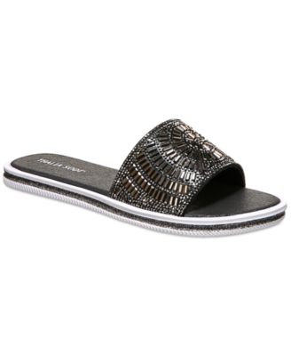 Thalia Sodi - Women's Dianna Bling Flat Sandals