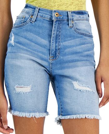 Celebrity Pink Juniors Distressed Cutoff Bermuda Shorts Macy s