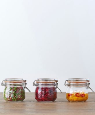 Round Clip Top Jar 17 oz, Set of 6