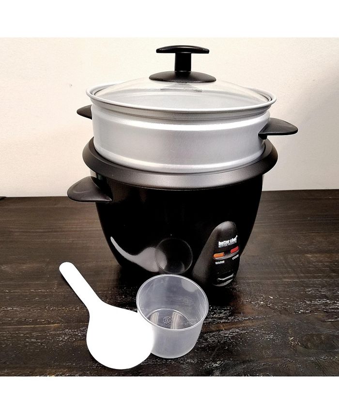 Better Chef 5 Cup Rice Cooker with Food Steamer Attachment - Macy's