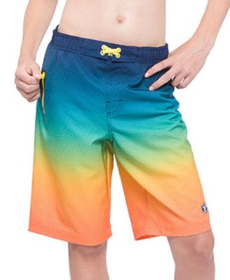 Boys 4-Way Stretch Quick Dry Board Shorts Swim Trunks with Mesh Lining UPF50+