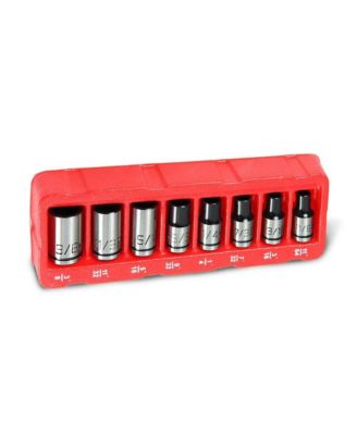 8 Piece 1/4 Inch Drive Universal Socket Set with Tray