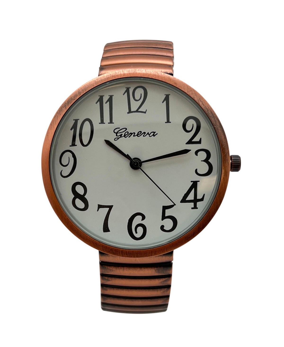 Olivia Pratt Big Face Fun Colors Stretch Band Women Watch